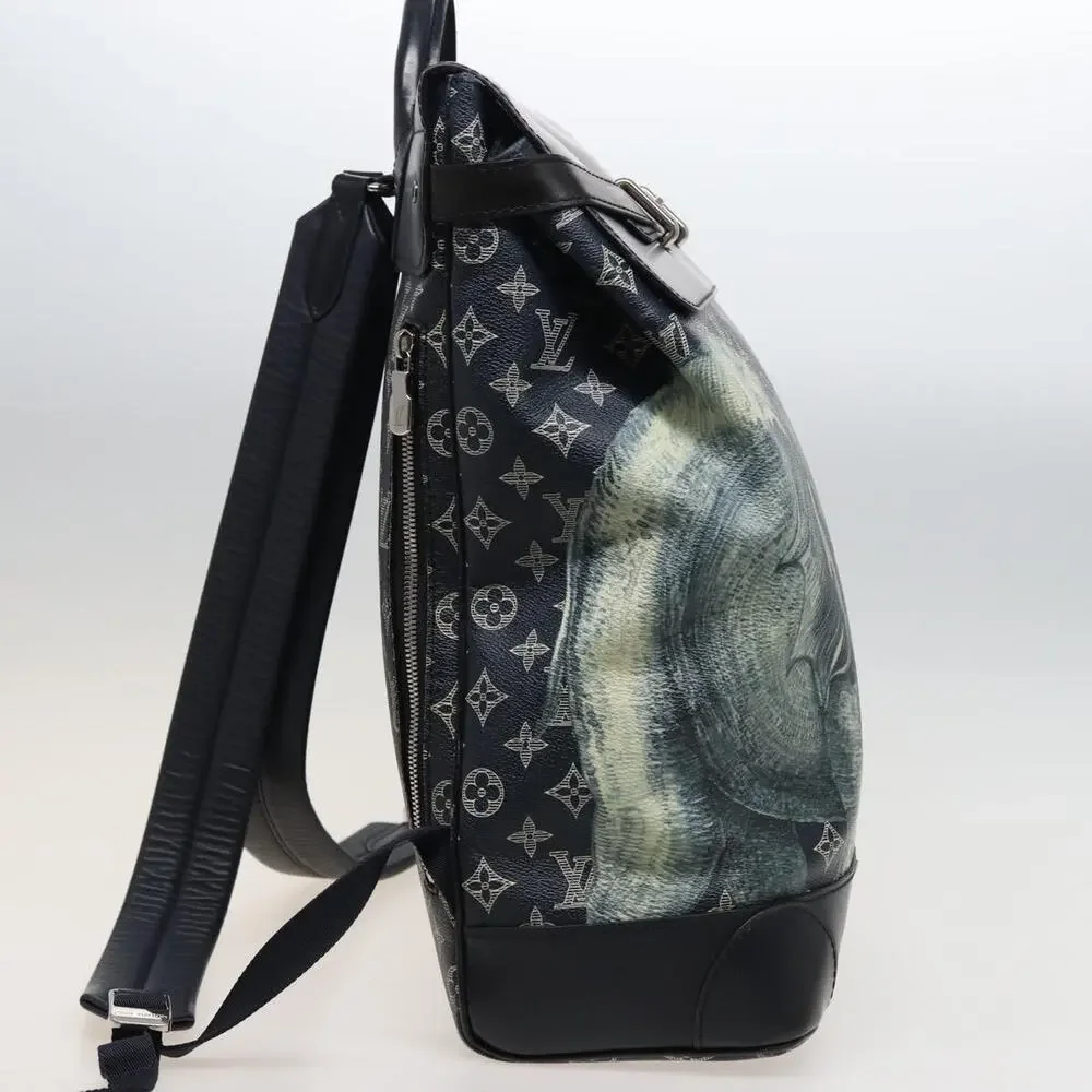 Louis Vuitton Monogram Savanna Steamer Backpack Black